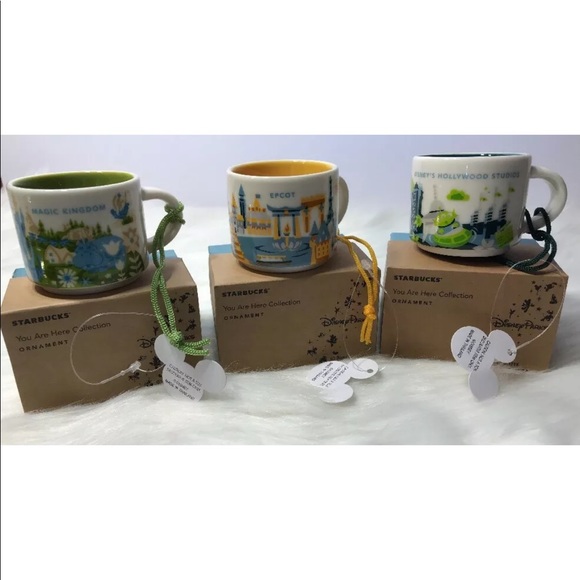 Disney Starbucks Hollywood Studios Been There 2oz Mini Mug Ornament Disney Parks